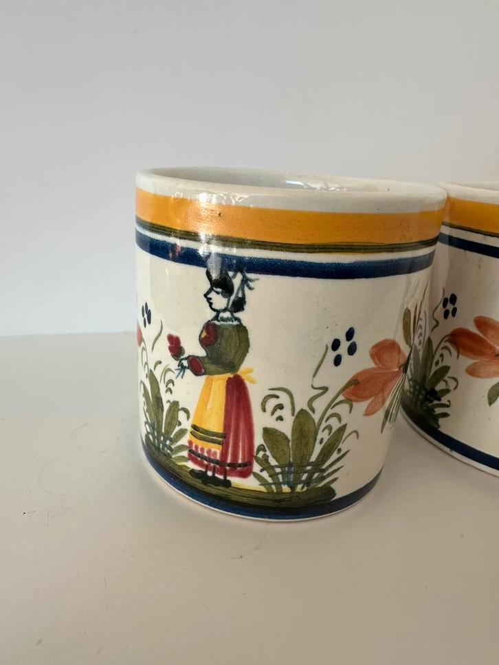 Henriot Quimper France Frankrijk Mok Kopje Aardewerk, Antiek en Kunst, Antiek | Keramiek en Aardewerk, Ophalen of Verzenden