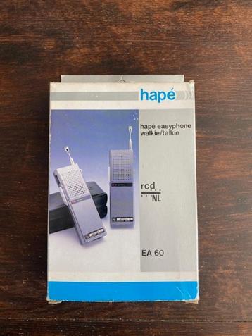 Vintage Hapé EA 60 walkie talkie easyphhone originele doos !
