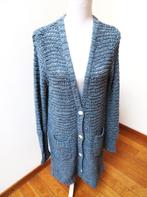 S10 G-MAXX nieuw grof gebreid vest rook blauw M/L 40/42, Kleding | Dames, Blauw, Maat 42/44 (L), Nieuw, Ophalen of Verzenden