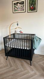 Zwarte babybox, Ophalen, Gebruikt, Rechthoekig, Boxkleed