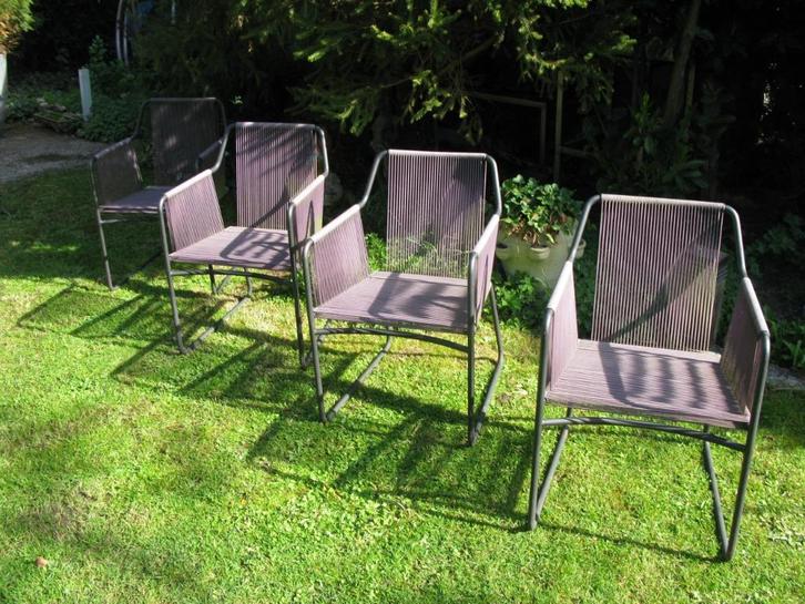 4X RODA "HARP" TUINSTOEL/ARMSTOEL DESIGN, Antiek en Kunst, Kunst | Designobjecten, Ophalen