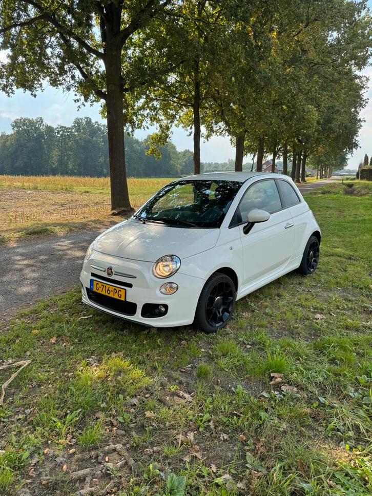 Fiat 500 1.2 C 2014 Wit, Auto's, Fiat, Particulier, Airbags, Airconditioning, Centrale vergrendeling, Mistlampen, Parkeersensor
