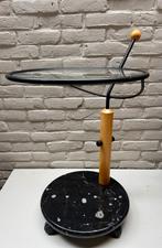 Zolderopruiming Vintage Bijzettafel jaren 80 Porada, 45 tot 60 cm, Minder dan 55 cm, Gebruikt, Rond