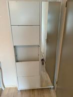 GRATIS OPHALEN Handige schoenenkast met spiegel, Huis en Inrichting, Kasten | Vitrinekasten, Ophalen, 50 tot 100 cm, Zo goed als nieuw