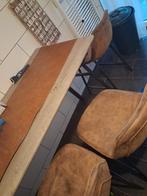 Bartafel met krukken, Huis en Inrichting, Tafels | Statafels, Ophalen of Verzenden, Gebruikt