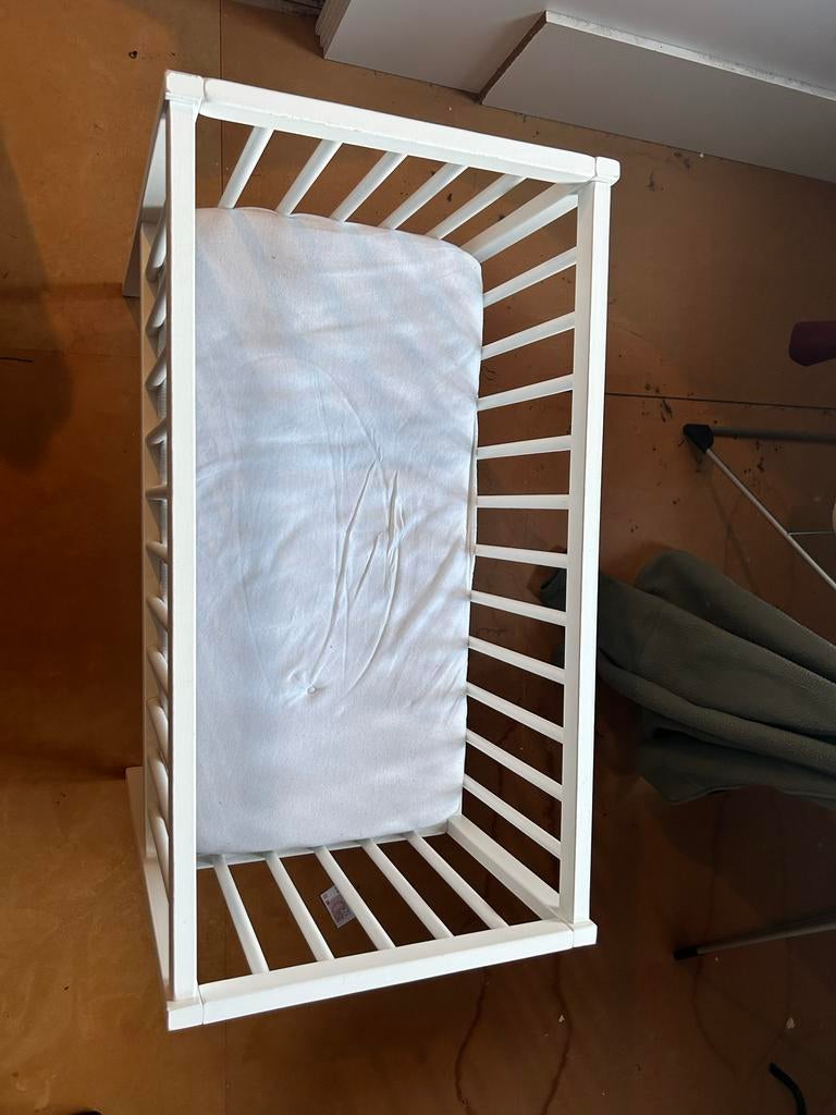 Net wiegje met matras, Ophalen, Zo goed als nieuw, Minder dan 140 cm, Matras