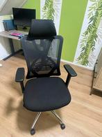 Ticova Ergonomic Office Chair- Zwart, Zwart, Ophalen of Verzenden, Zo goed als nieuw, Bureaustoel