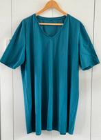 Plus Basics shirt petrol kleur, mt 52 travelstof, Kleding | Dames, Grote Maten, Ophalen of Verzenden, Zo goed als nieuw, Blauw