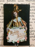 1907 Bonne Année - meisje met lang haar, Ophalen of Verzenden, Voor 1920, Gelopen, Feest(dag)