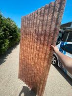 50 x Super mooie polyester decor golfplaten 100cm x 200cm, Tuin en Terras, Ophalen, Nieuw, Hout, 150 tot 200 cm