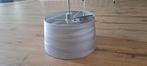 Mooie plafondlamp zilvergrijs lint inclusief lamp, Ophalen, Zo goed als nieuw, Rond, Minder dan 25 cm