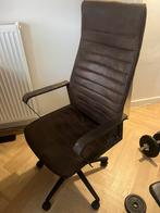 Bureaustoel kare design bruin, Ophalen, Gebruikt, Bruin, Bureaustoel
