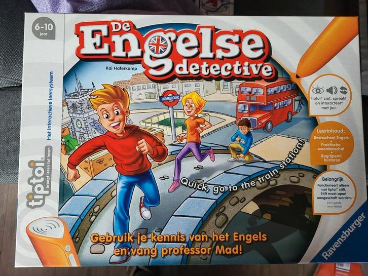 Tiptoi Engelse detective, Kinderen en Baby's, Speelgoed | Educatief en Creatief, Zo goed als nieuw, Ophalen