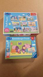 Peppa Pig Puzzel Set - Trefl & Ravensburger, Ophalen of Verzenden, 10 tot 50 stukjes, Gebruikt, 2 tot 4 jaar