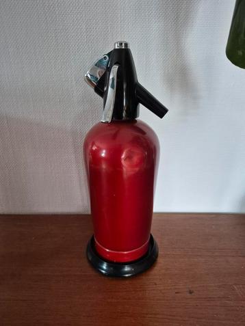 Vintage Rode Sifonfles beschikbaar voor biedingen