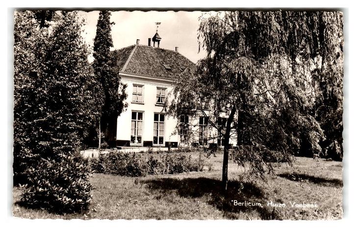 Berlikum, Huize Veebeek, Verzamelen, Ansichtkaarten | Nederland, Gelopen, Noord-Brabant, 1940 tot 1960, Ophalen of Verzenden