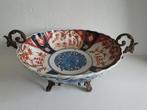 Japans porselein - imari schaal op bronzen montuur, Antiek en Kunst, Antiek | Porselein, Ophalen of Verzenden