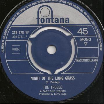 single vinyl THE TROGGS – Night Of The Long Grass (1967 -NL) beschikbaar voor biedingen