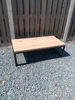 Rustieke eiken salontafel, Ophalen, 100 tot 150 cm, 50 tot 100 cm, Zo goed als nieuw