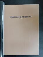 Genealogie Vunderink - z.g.a.n., 20e eeuw of later, Ophalen of Verzenden, Zo goed als nieuw, Zie beschrijving