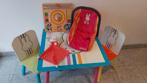 Nijntje set: tafeltje, stoeltjes, kalender, knuffel met wieg, Ophalen, Gebruikt