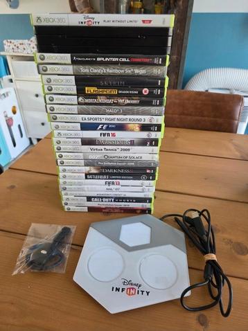 Set van 23 games voor de Microsoft Xbox 360 met headset  beschikbaar voor biedingen