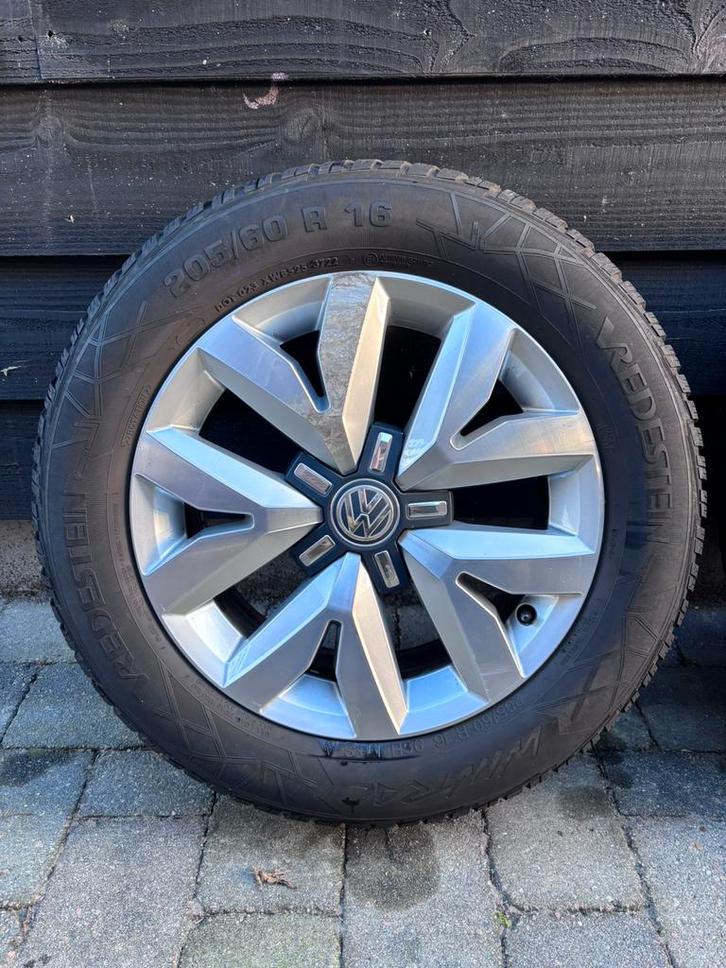 16inch lichtmetalen velgen met winterbanden, Auto-onderdelen, Banden en Velgen, Winterbanden, 16 inch, 205 mm, Ophalen