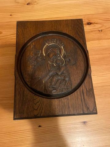 Houtsnijwerk Maria met Kind beschikbaar voor biedingen