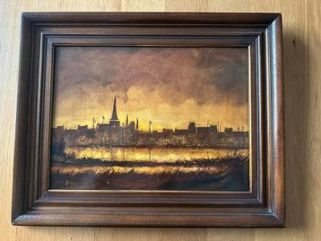 Klassiek Stadsgezicht Schilderij beschikbaar voor biedingen