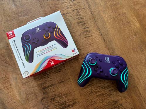 Afterglow Wave Nintendo switch wireless controller, Spelcomputers en Games, Spelcomputers | Nintendo Consoles | Accessoires, Zo goed als nieuw