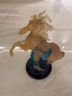 Prachtig beeldje van paard en ruiter, Ophalen of Verzenden, Zo goed als nieuw, Beeldje of Poppetje