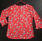 Rood gebloemde blouse maat S 36/38 Hema, Ophalen of Verzenden, Zo goed als nieuw, Maat 36 (S), Hema