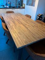 Eettafel 100X220, Huis en Inrichting, Tafels | Eettafels, 200 cm of meer, 50 tot 100 cm, Zo goed als nieuw, Vijf personen of meer
