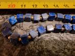 Lapis lazuli ketting, Sieraden, Tassen en Uiterlijk, Ringen, Blauw, Ophalen of Verzenden, Zo goed als nieuw, 17 tot 18