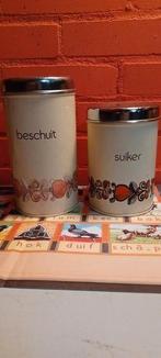 Vintage Brabantia beschuitbus suikerbus motief peer., Verzamelen, Ophalen of Verzenden, Gebruikt, Gebruiksvoorwerp