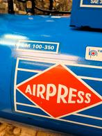 Airpress Compressor LM 100-350 – 100L | 2.5PK | 220V, Doe-het-zelf en Verbouw, Compressors, Ophalen, Zo goed als nieuw, 200 tot 400 liter/min