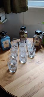 Disaronno wears collectie 12 glazen 3 lege flessen (ophalen), Verzamelen, Glas en Borrelglaasjes, Zo goed als nieuw, Ophalen