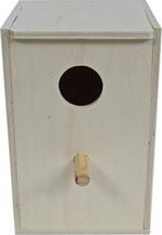 Parkieten en agapornide nestblokken, Ophalen of Verzenden, Nieuw, Hout, Broedkooi of Kweekkooi