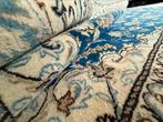 Perzisch Nain tapijt handgeknoopt 196  310 cm blauw/ivoor, Digital8, Blauw, 150 tot 200 cm, 200 cm of meer