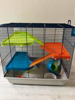Hamsterkooi 57x38,-x55cm met toebehoren, Dieren en Toebehoren, Knaagdieren en Konijnen | Hokken en Kooien, Kooi, Minder dan 75 cm