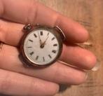 Zilveren Remontoir Horloge - Antiek, Ophalen of Verzenden