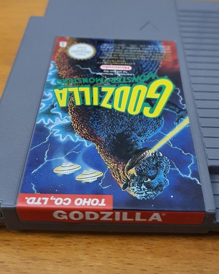 Nintendo NES | Godzilla Monster of Monsters, Spelcomputers en Games, Games | Nintendo NES, Gebruikt, Avontuur en Actie, 1 speler