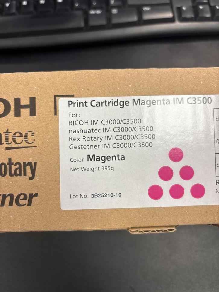 Ricoh IM C3500 Magenta Toner - Nieuw, Computers en Software, Printerbenodigdheden, Nieuw, Toner, Ophalen of Verzenden
