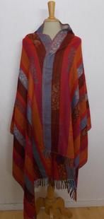 Prachtige kleuren 100% wol sjaal van Fazetta cashmere sjaals, Kleding | Dames, Verzenden, Zo goed als nieuw, Maat 42/44 (L), Sjaal