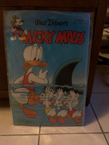Micky Maus metalen /blikken wandbord Donald Duck neefje beschikbaar voor biedingen