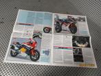 Honda Mod.1985 kleurenfolder Reclame Advertentie o.a. NS400R, Ophalen of Verzenden, Gelezen, Merk of Model
