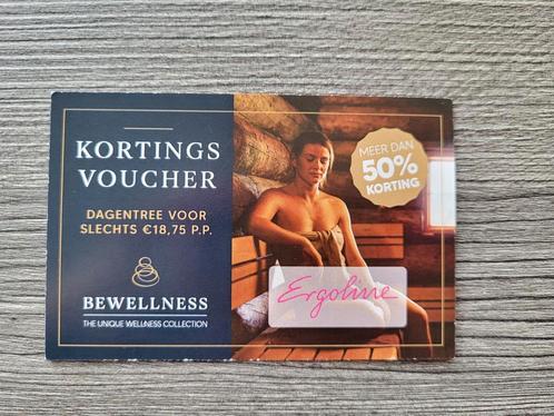 2x Korting voucher sauna voor dag entree, Tickets en Kaartjes, Kortingen en Cadeaubonnen, Spa of Sauna, Kortingsbon