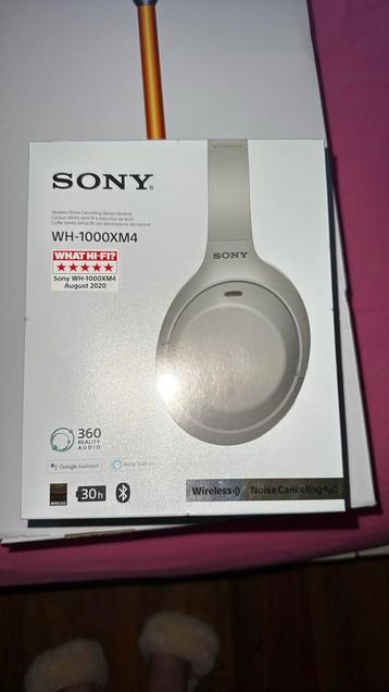 Geseald Sony Koptelefoon WH-1000XM4 zilver beschikbaar voor biedingen