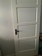Witte binnendeur hout, Doe-het-zelf en Verbouw, Ophalen, 215 cm of meer, Binnendeur, Zo goed als nieuw