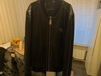Philipp Plein Leren jack - Maat Xl, Kleding | Heren, Ophalen of Verzenden, Zo goed als nieuw, Maat 56/58 (XL), Zwart